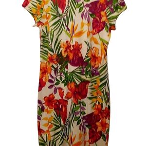 Tommy Bahama Floral Midi Dress - Multicolor